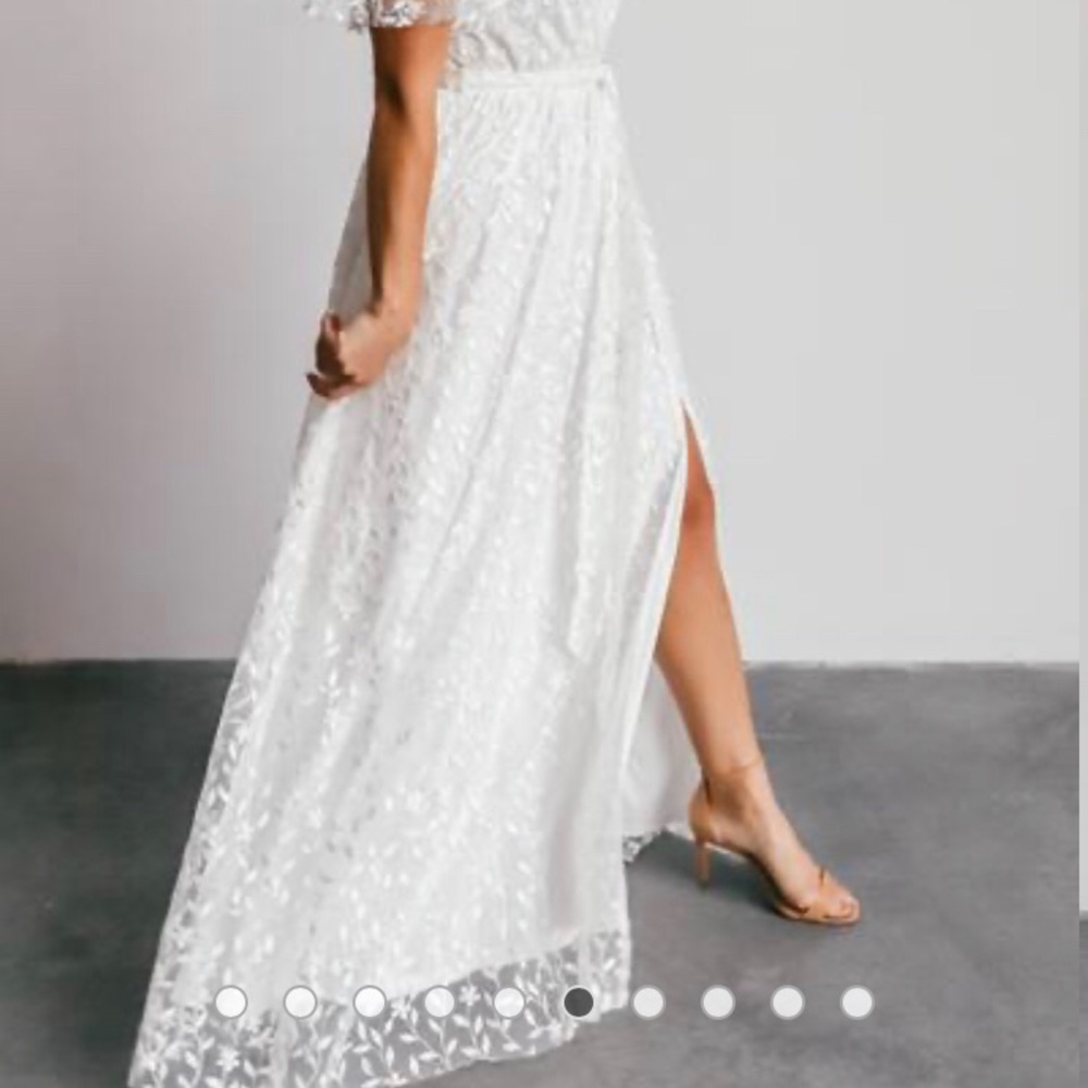 Baltic Born Marseille White Embossed Maxi - NWT